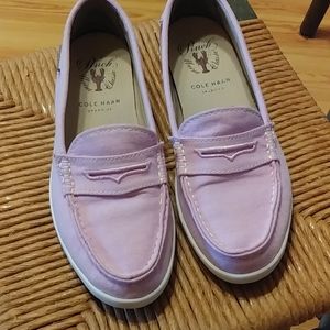 Cole Haan the weekender light purple loafers size 8